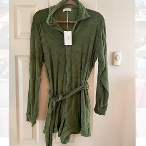 Long sleeve terry cloth Santos romper